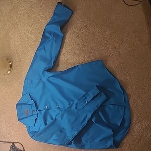 Calvin Klein men's dress shirt slim fit, 16, 32-33, 80'S, two ply